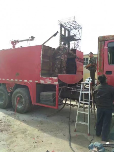 我公司為某消防大隊(duì)維修事故車輛1