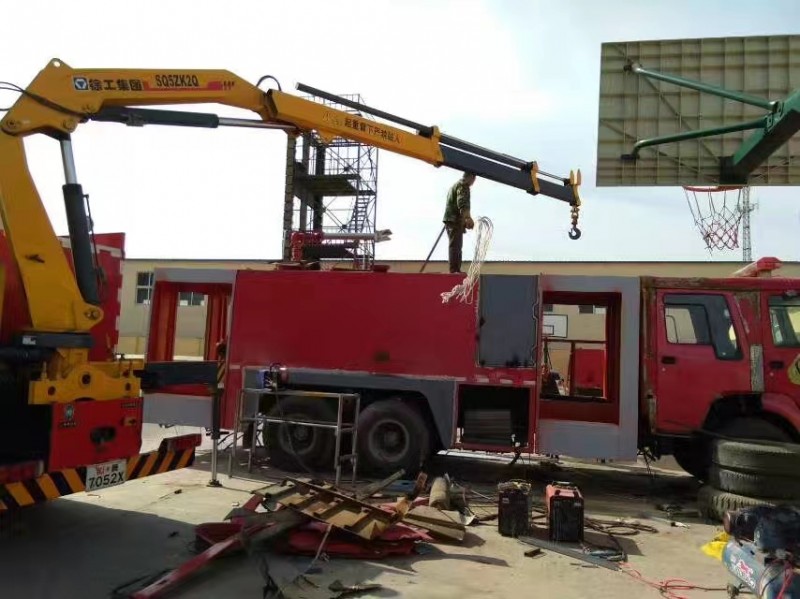 我公司為某消防大隊(duì)維修事故車輛4